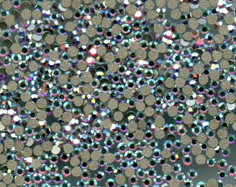 2000/SS3/CI*** 40 Swarovski flat back 1,45mm crystal ab