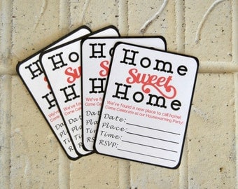 PDF: Home Sweet Home Housewarming Party Invitations - Instant Download