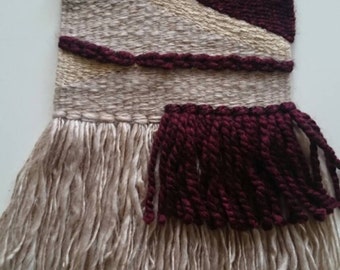 Woven wall hanging