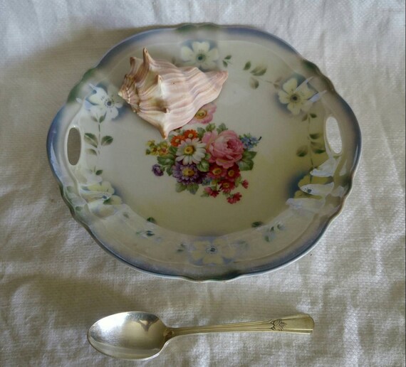 Items similar to Antique German China Collectible Plate with Hand