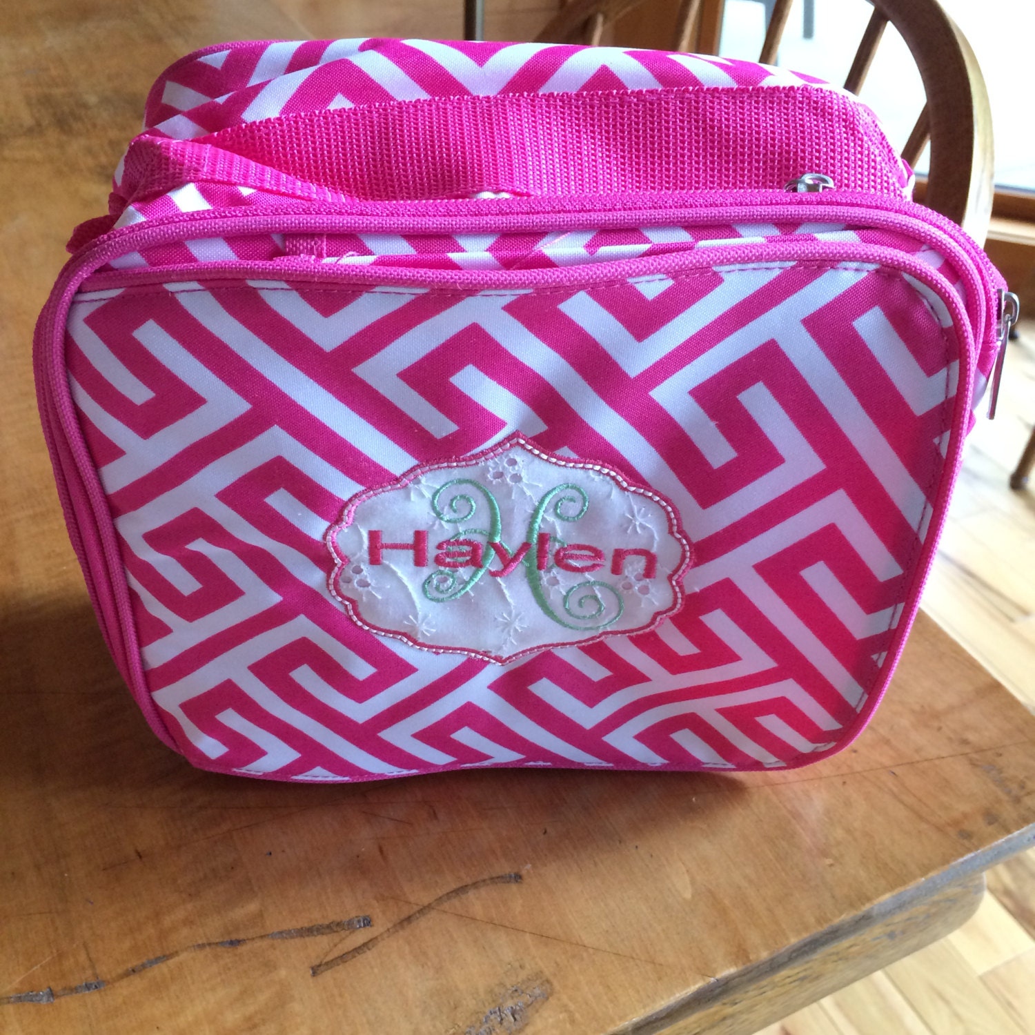 cute pink lunch box