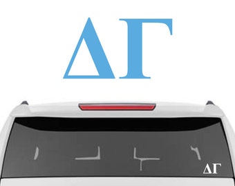 Delta Gamma Decal | DG Decal | Sorority Car Decals, Sorority Vinyl Decal, Sorority Laptop Decal, Sorority Decal