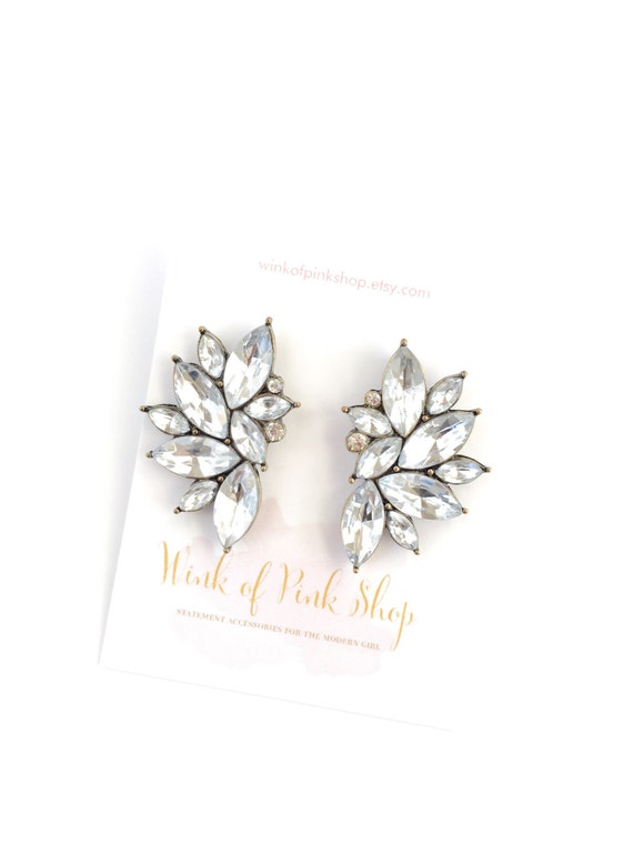 Crystal Flare Earrings