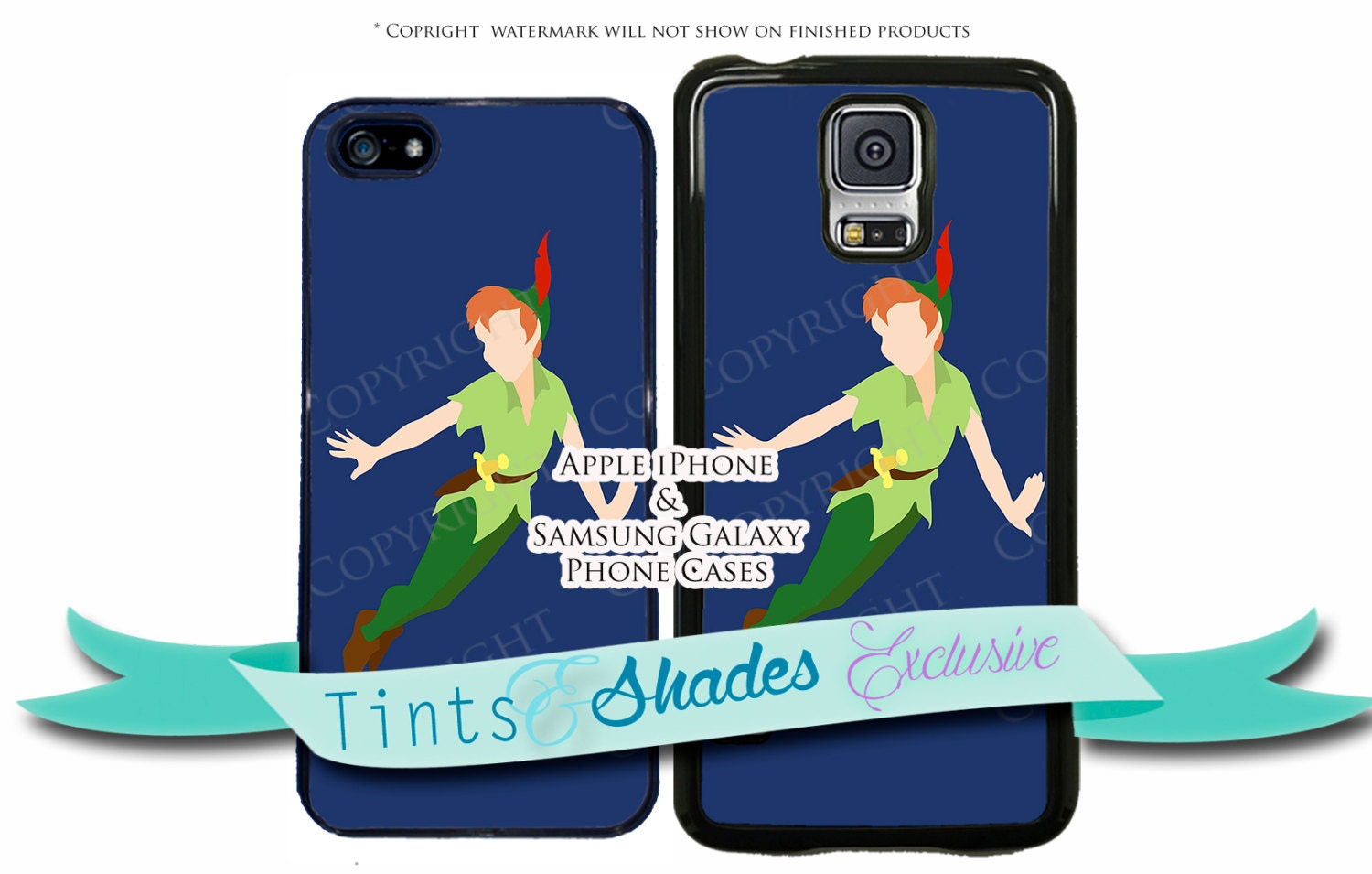 Disney Peter Pan Flying Minimalist Phone Case For Apple iPhone