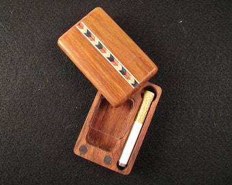 Latest! Swivel Teak Dugout  by Sneak A Toke-Small