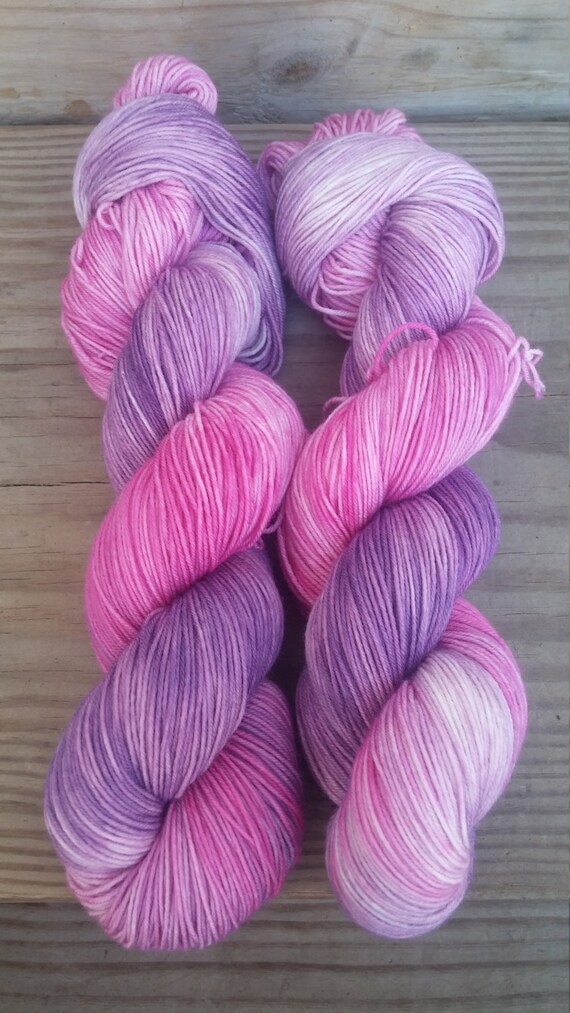 Hand dyed yarn Unicorn fluff Multicolored by cornbreadandhoney