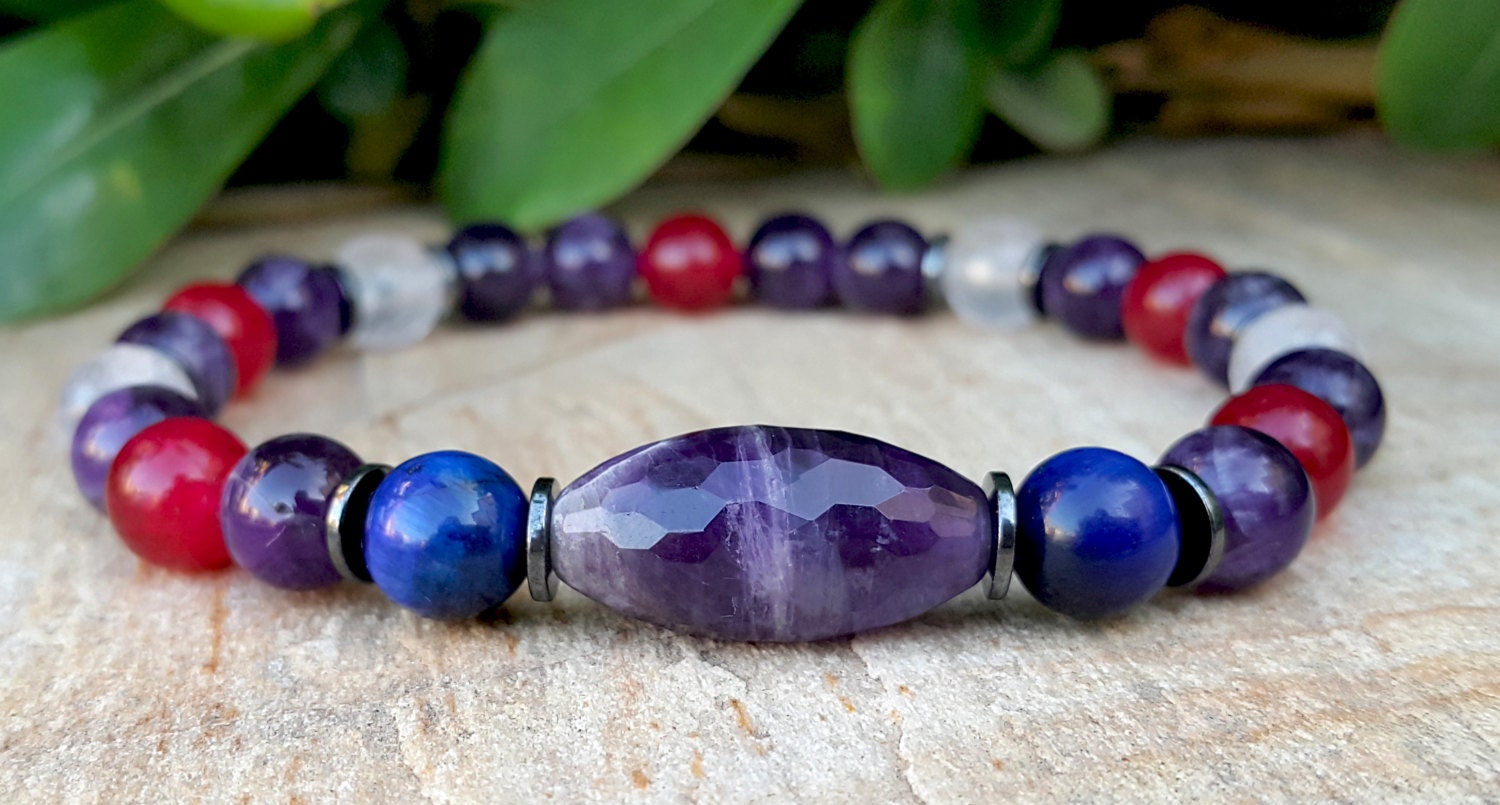 Abundance Mens Yoga Mala Bracelet Mens Beaded Bracelet High