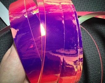 1" Cosmic Orchid Translucent Color Morph JAMtape - Hula Hoop Tape - Fish Lure Tape - Decorative Craft Tape - 50, 100, 150ft Rolls