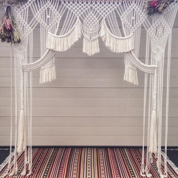  Macrame Wedding Backdrop Wall Hanging Window Hanging