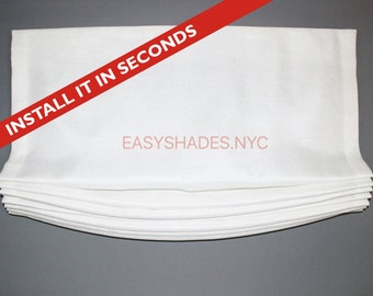 Made to Order: High-End Roman Shades. Relaxed Style