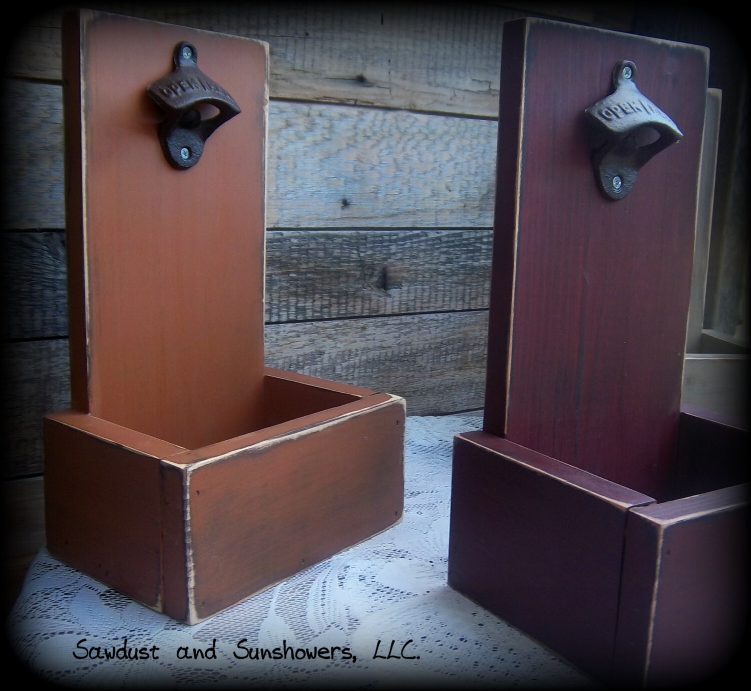 Rustic Home Decor Wall Bottle Opener Home by SawdustAndSunshowers