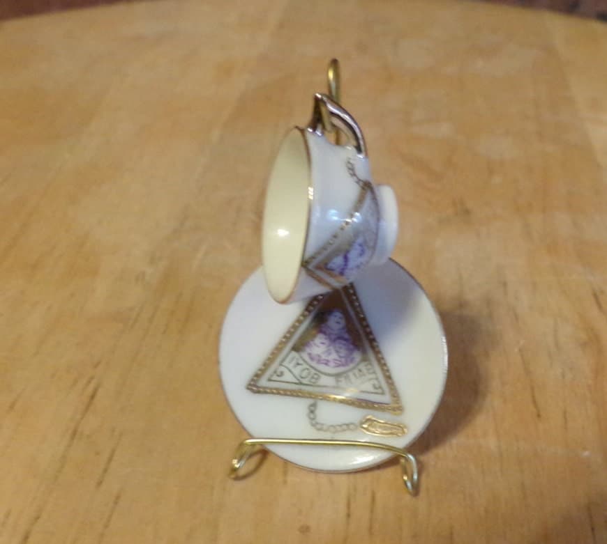 Vintage Mini cup and saucer set 1950s mini Cherryco