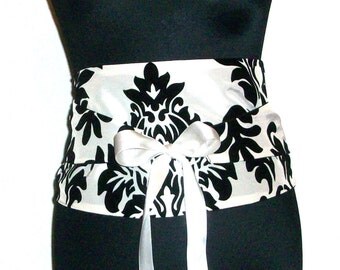 Hip and waist belt - velvet on taffeta