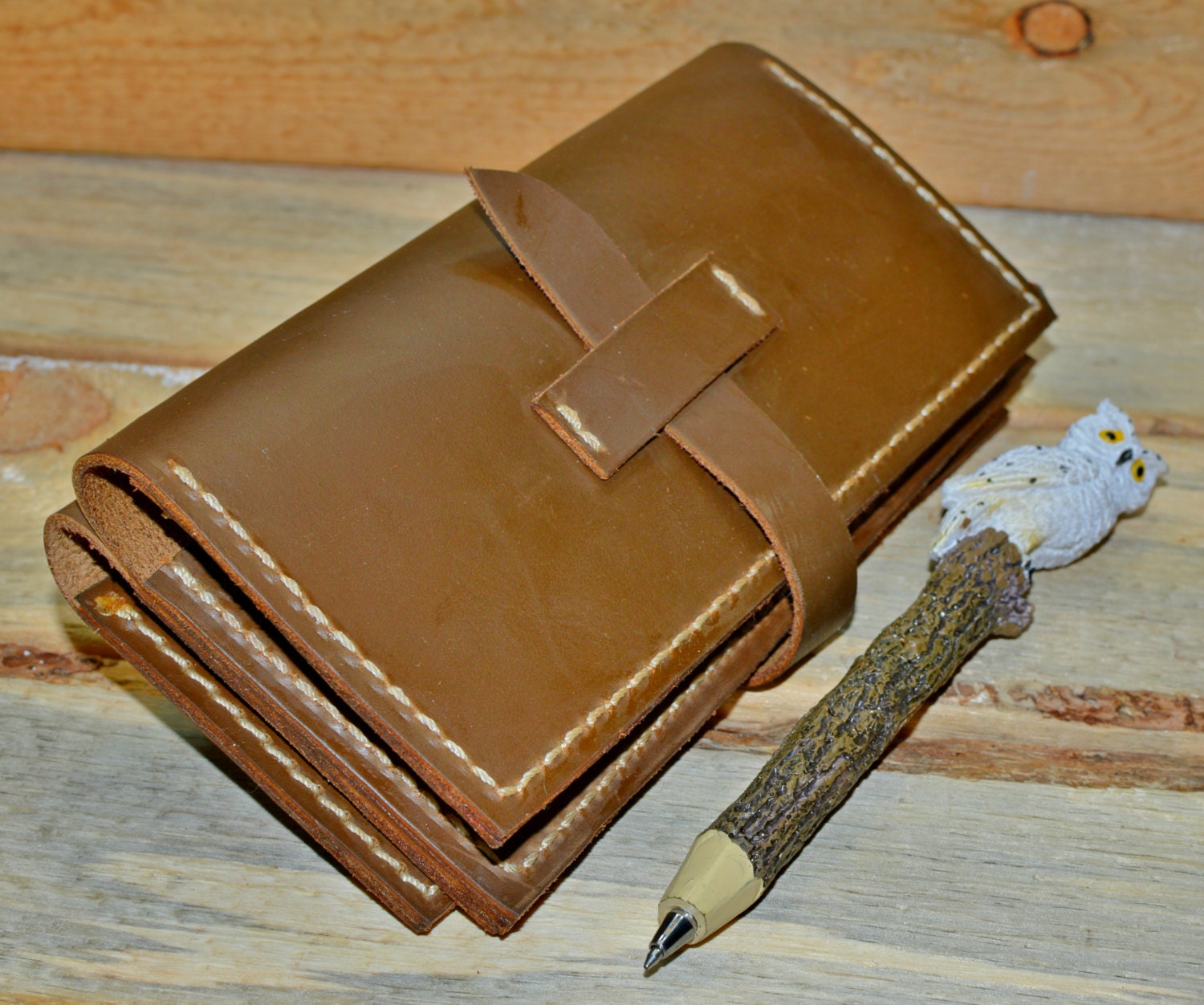 leather checkbook covers with pen holder