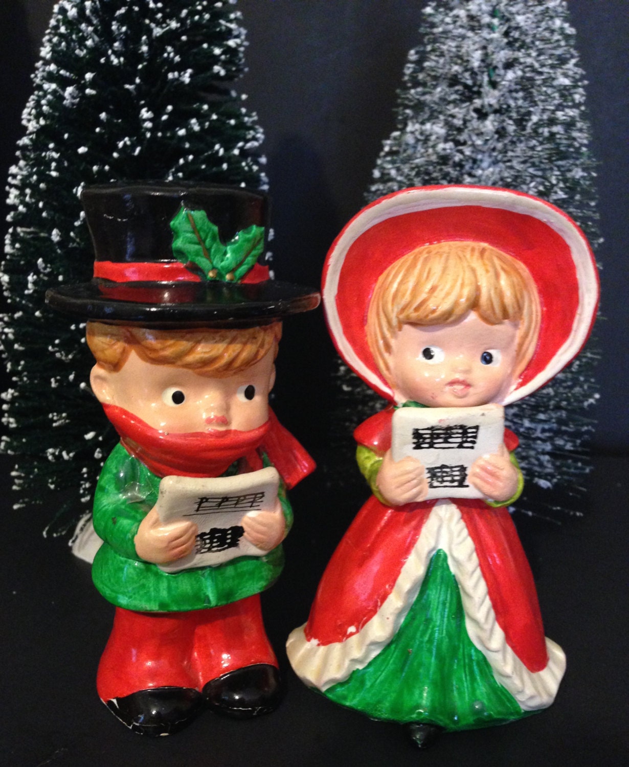 Vintage Ceramic Christmas Carolers 