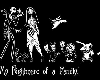 Download Nightmare before christmas decal | Etsy