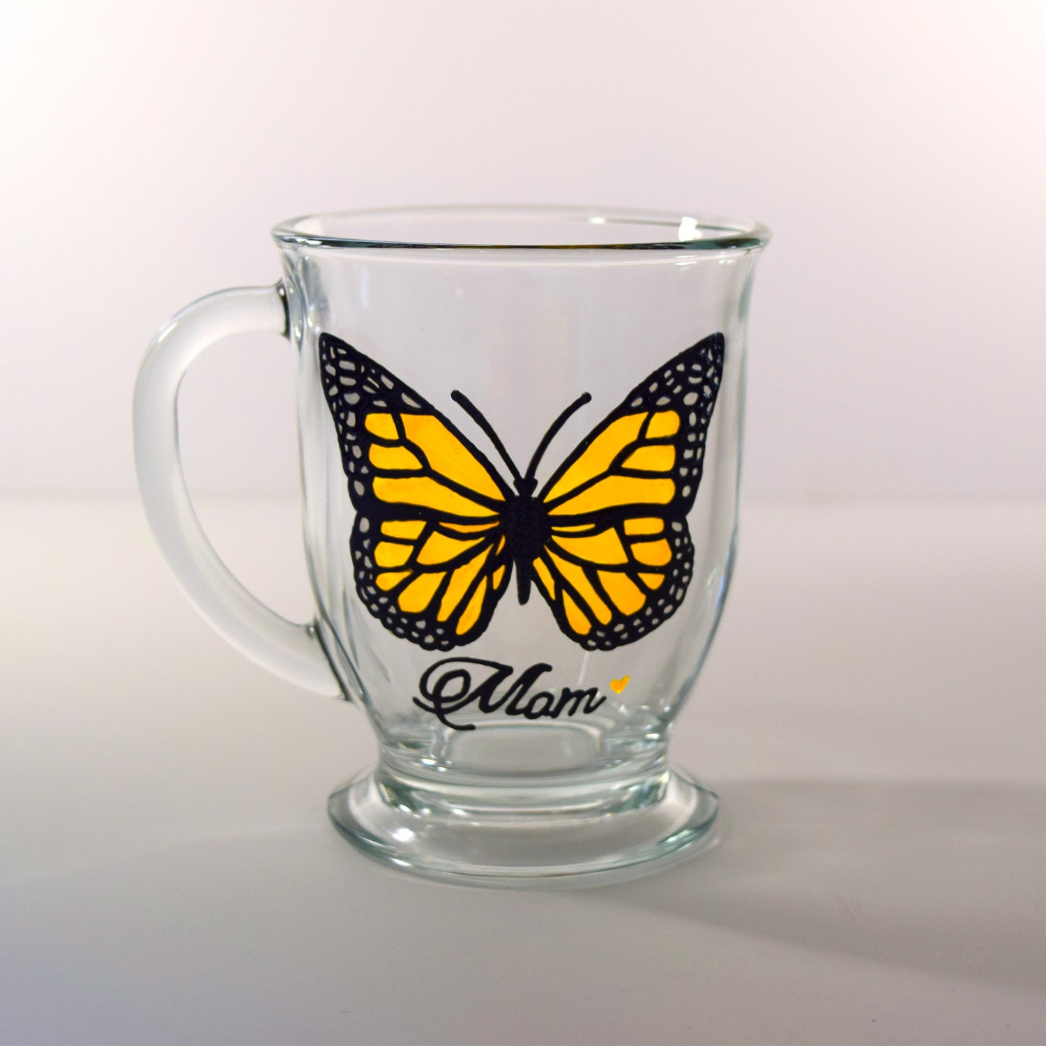 Butterfly Mug Mom Mug Monarch Butterfly Personalized Hand