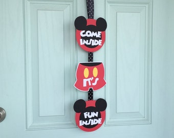 Items similar to Mickey Mouse Clubhouse Door Sign- 