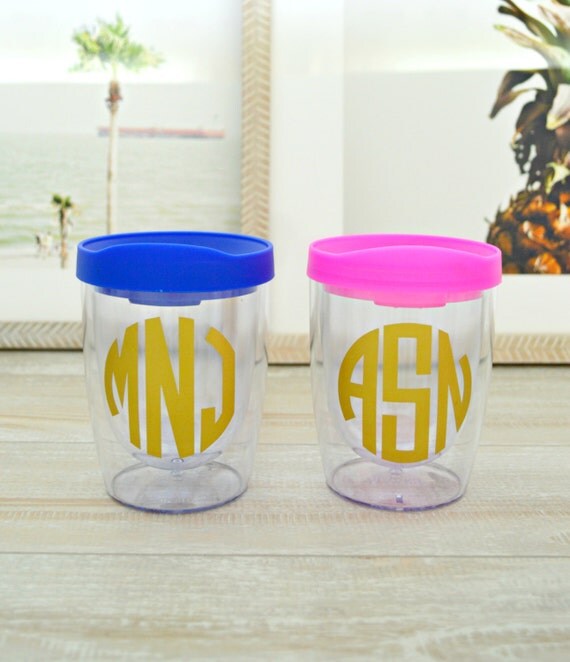 Monogrammed Wine Tumbler