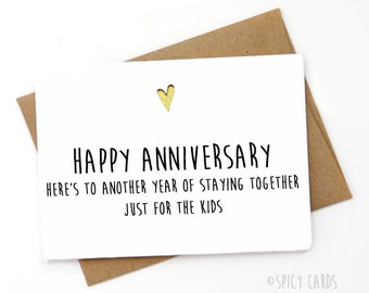 Funny Anniversary Card Funny Love card Valentines Card Card