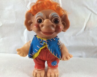 1960's Danish Troll 8 inch Boy - Rare