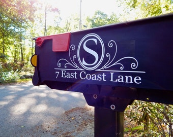 Custom Mailbox Vinyl - Custom Mailbox Decals - Custom Decals for Mailbox - Custom Vinyl Mailbox Lettering - Mailbox Stickers
