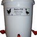 DELUXE Automatic Hanging Chicken Waterer 4 Drinker Cups 5