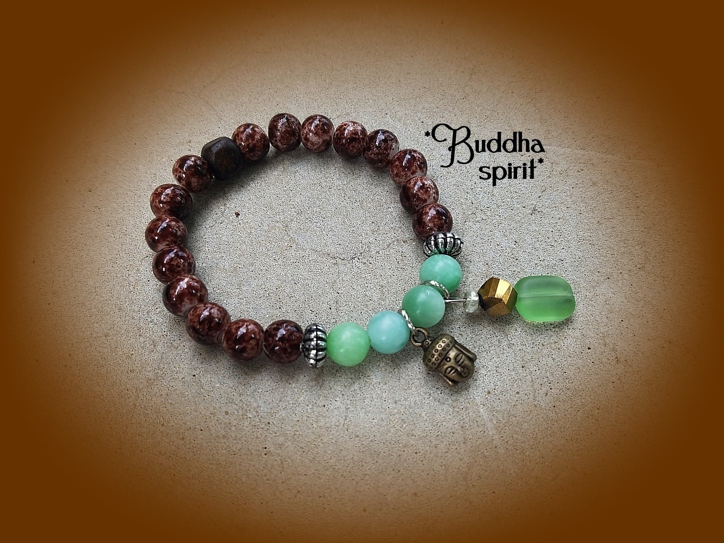 Buddha Bracelet Buddha Jewelry Buddhist by FreestyleHeart on Etsy