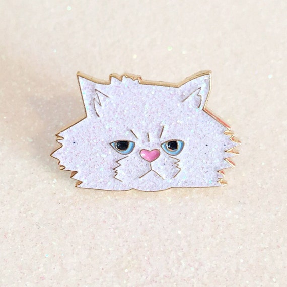 Kitten Enamel Pin By Thedailydisco On Etsy 