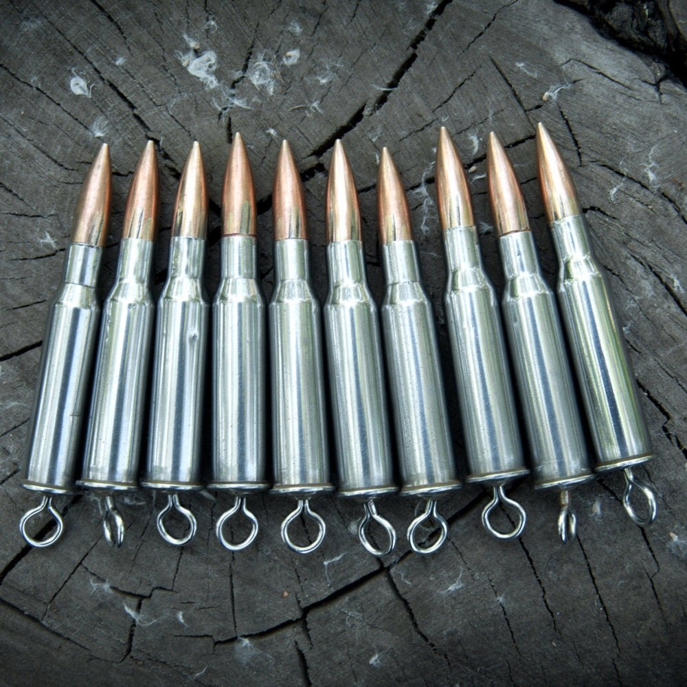 Real 7.6254 Caliber Bullet Set blanks Polished Set of 10