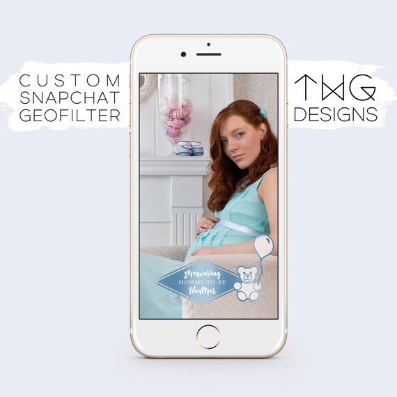 Custom Snapchat Geofilter Personalized Baby Shower by ...