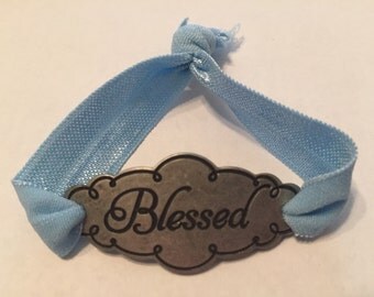Blessed Burnished Silver Bracelet