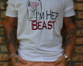 Disney Inspired Beast Shirt for Men & Boys / Beast Shirt / Matching Disney Shirt / Beauty and Beast Shirt / Mens Disney Shirt