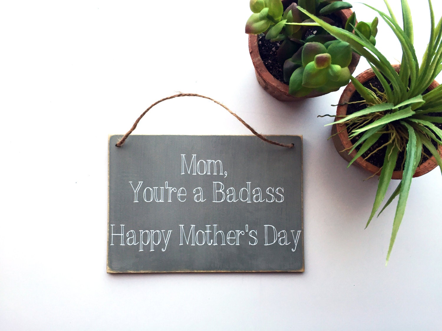 Mothers Day gift Rustic wooden sign Gift for Mom Rustic