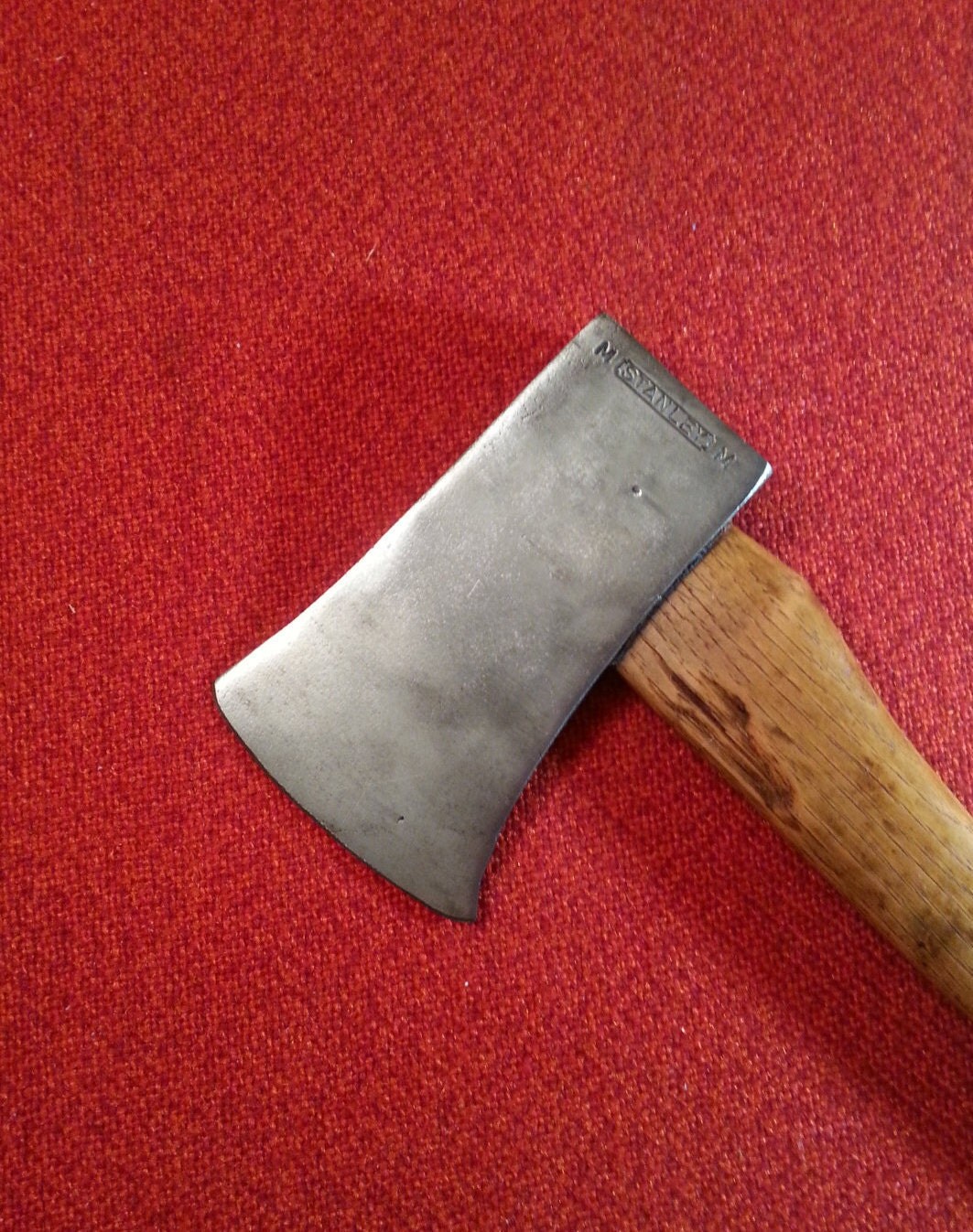 Vintage Stanley M Camp Axe Mann Axe Hatchet Hickory Wood