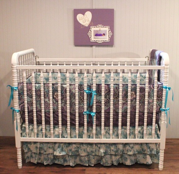 SALE Floral Crib Bedding baby girlcrib setbaby