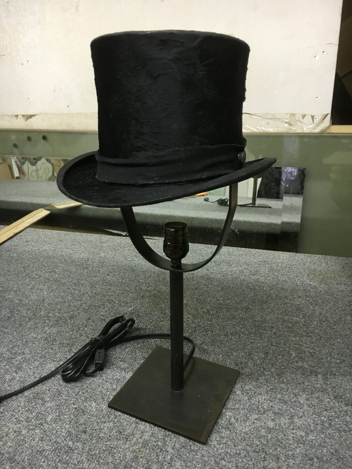 Top Hat Table Lamp Gentleman Vintage by GoldenOldiesUSA on Etsy