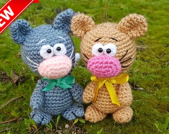 Crochet cat toy Plush cats Amigurumi stuffed animal cat knitted toys kitten kitty artist unique cat toy cat lover fun cat toy gift for kids