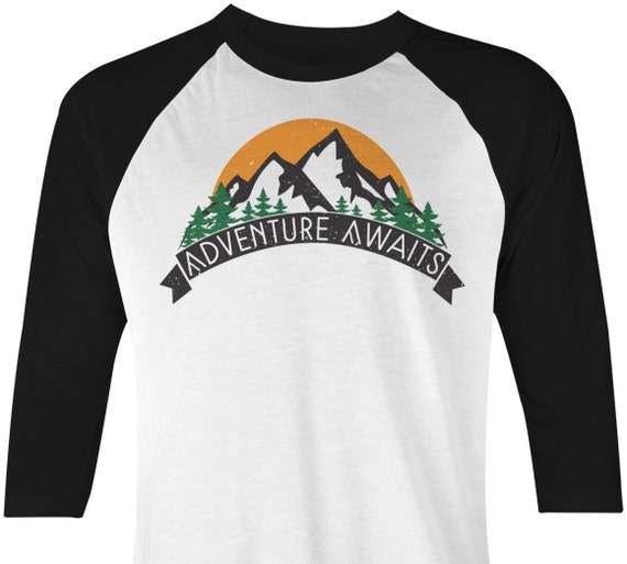 Adventure Awaits Hiking T Shirt Mountains T Shirt