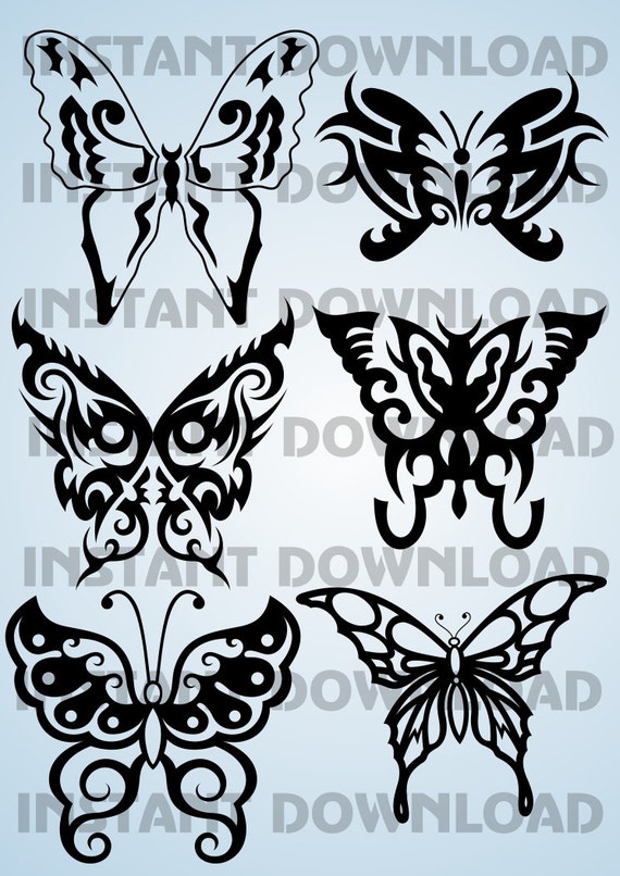 Download Butterfly SVG dxf png eps cdr Butterfly clipart Cricut
