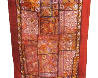Yellow - Kutch Hand Embroidery Mirror Work Cotton Camera Belt main image 1