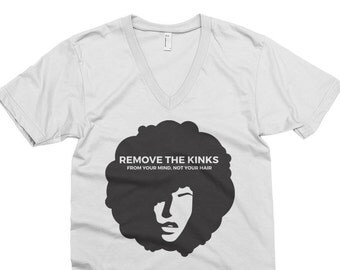 Women's Remove the Kinks T-shirt // Marcus Garvey Quote // Afro Hair