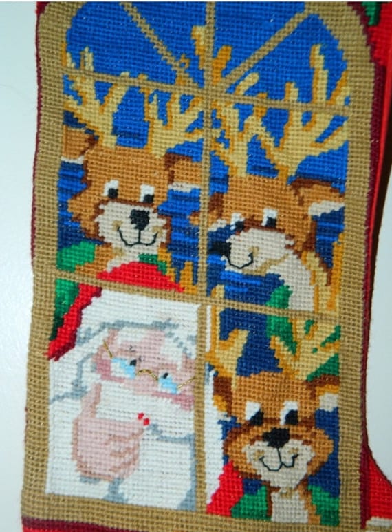 Santa Claus Needlepoint Stockings Page Two Santa Claus Needlepoint Stockings Page Two