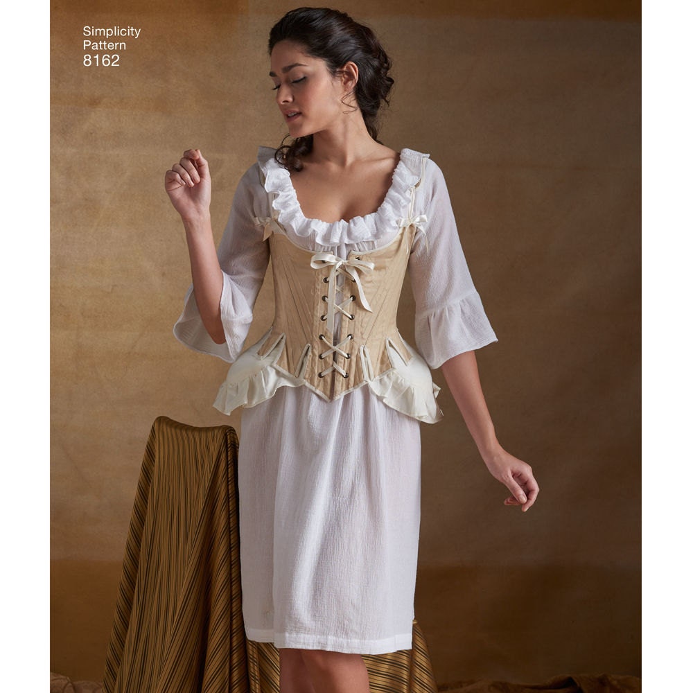 Historical Misses' 18th Century Undergarments Simplicity