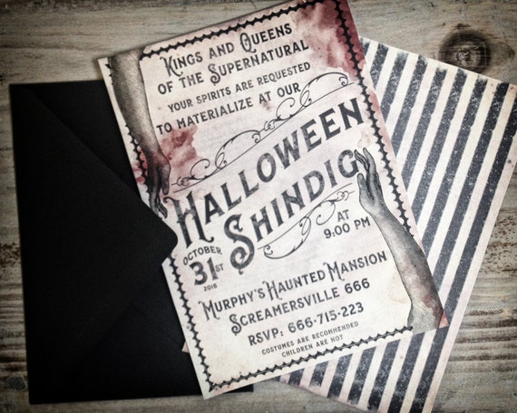 Items similar to Halloween Invitation Printable Halloween Halloween