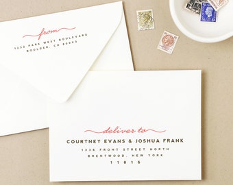 printable wedding envelope template instant download