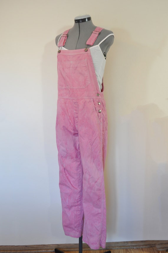 pink overall pants