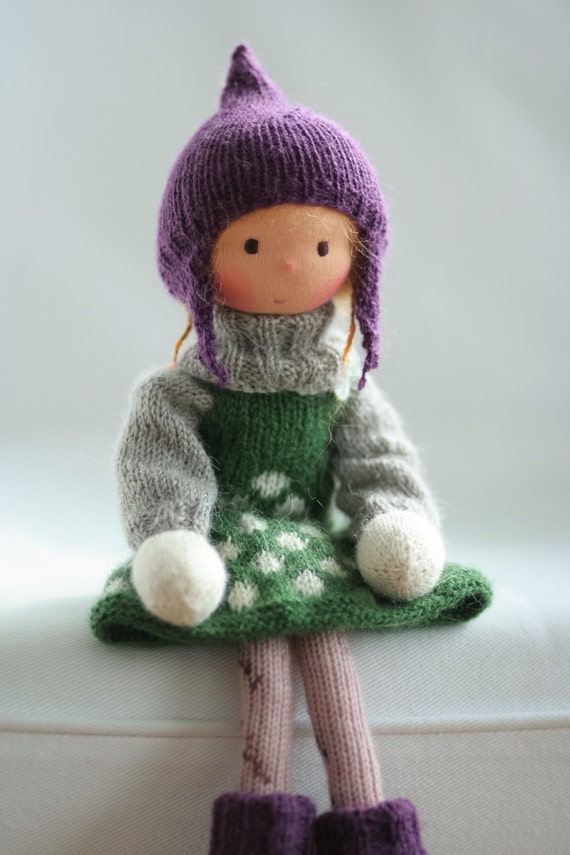 Knitted doll Meredith 14 by Peperuda dolls by danielapetrova | Dolls ...