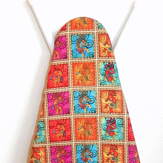 Ironing Board Cover Kokopelli Fabric pink by GaranceCouture