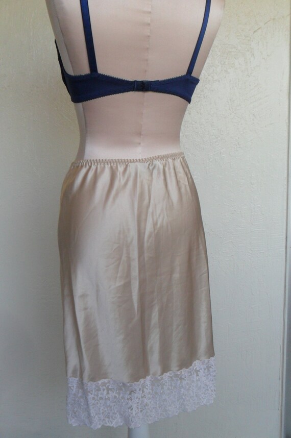 vintage satin half slips